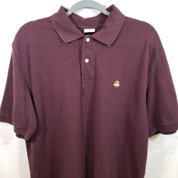 Brooks Brothers Maroon Polo Shirt Golden Fleece L - Picture 2 of 16